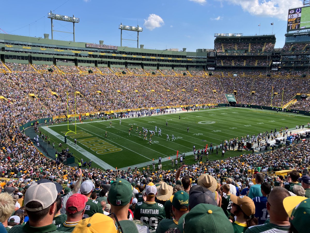 frigof's tweet image. For the @packers there’s no place like home @LambeauField