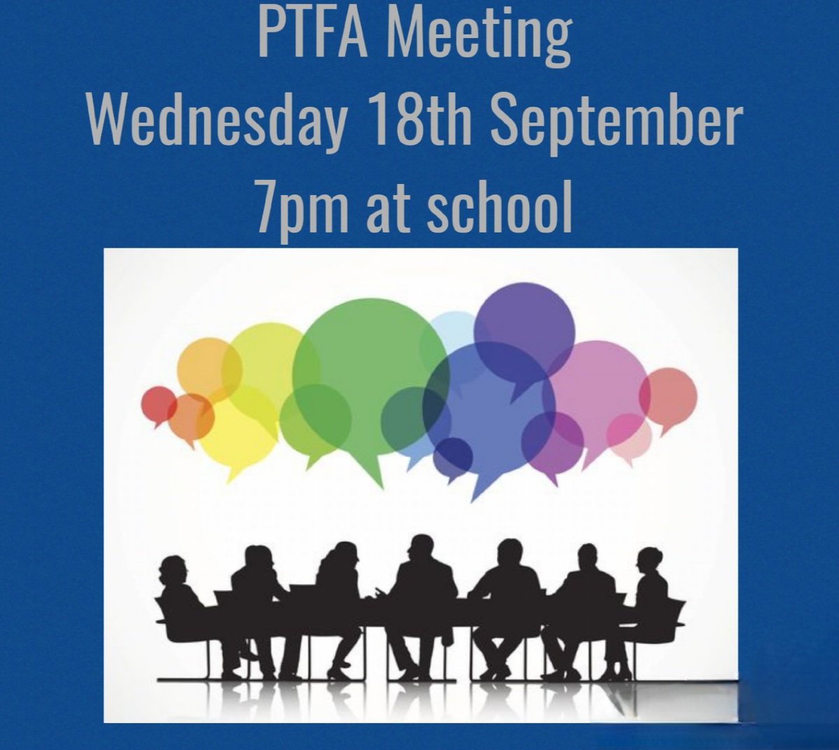 NCSPTFA's tweet photo. Join us this Wednesday 18th September at 7pm at North Cestrian School for our first meeting of the new school year. Have a say in funding requests and see what events we've got planned for the coming months. Everyone is welcome. https://t.co/Zn4M5izbtQ