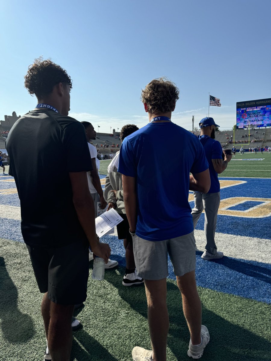 Drew Frankenfield 2027 (@drewfrank2027) on Twitter photo I had a great time at the TU game, appreciate the invite!
<a href="/L_Armstrong3/">Logan Armstrong</a> <a href="/CoreyDennis_/">Corey Dennis</a> <a href="/CoachNickAst/">Coach Nick Ast</a> <a href="/SpurrierCoach/">Coach Steve Spurrier II</a> <a href="/RecruitTheO/">Recruit Owasso Football</a> I had a great time at the TU game, appreciate the invite!
<a href="/L_Armstrong3/">Logan Armstrong</a> <a href="/CoreyDennis_/">Corey Dennis</a> <a href="/CoachNickAst/">Coach Nick Ast</a> <a href="/SpurrierCoach/">Coach Steve Spurrier II</a> <a href="/RecruitTheO/">Recruit Owasso Football</a>