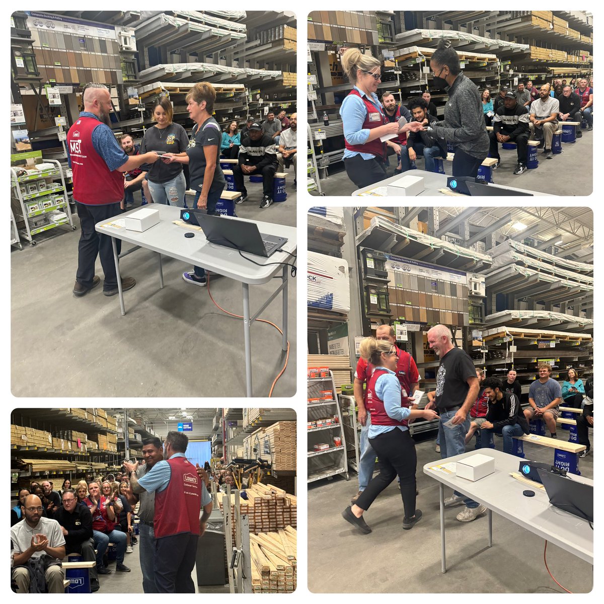 Lowe’s at Severn #2594 All Store Meeting!! Lots of Recognition.. We had a great time!! We All Ready to Win!! 
<a href="/DCT0813MD/">Dante Thomas</a> <a href="/JollyLatrice/">latrice jolly</a> <a href="/JMB_Burnett/">Jeffrey “JB“ Burnett</a> <a href="/BreeKraft123/">Breanna Kraft</a> <a href="/rosiegirl3702/">Rosetta Davis</a> <a href="/Miller2594msm/">John Miller</a>