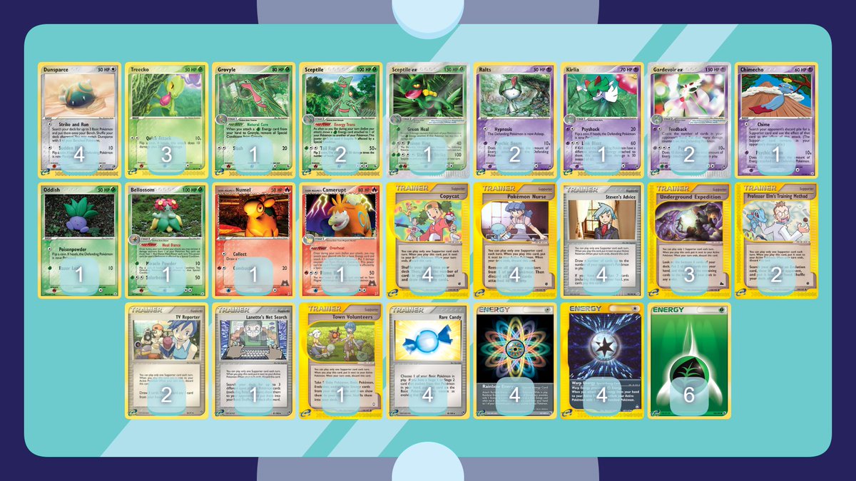 Sceptile EX 2004
Tier 1.5/Tier 2
List/Concept are mine

Sceptile uses the Nurse Combo better then any other deck.  It's super hard for Blaziken to deal with Gardevoir EX.  There are good arguments to play 2 Stadiums to counter Desert Ruins.