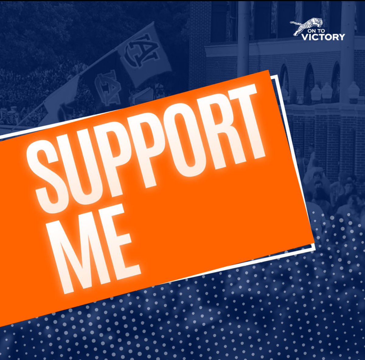 Hey Auburn Family!

For as low as $17/month, you can support me directly when you sign-up using the link in my bio. Support me in my journey with Auburn Athletics and be part of our success. 🏆

Your support means everything to us. Let's make this season unforgettable!