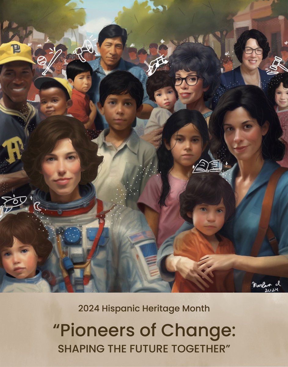 ¡Feliz Mes De La Herencia Hispana! 🎊 This year's theme is "Pioneers of Change: Shaping the Future Together," according to the National Council of Hispanic Employment Program. We appreciate and thank all Hispanic journalists who have and continue to do their part! 🎉