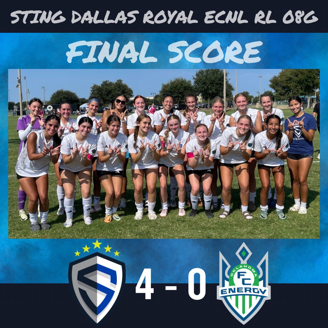 🚨Game day results!! Way to work hard ladies!! 🚨

Bella ⚽️🅰️
<a href="/PaisleyBowling6/">Paisley Bowling</a> ⚽️
<a href="/PeytonCannon_08/">Peyton Cannon</a> ⚽️⚽️
<a href="/eleniarakas2026/">Eleni Arakas</a> 🅰️ 

<a href="/NickSoutar/">Nick Soutar</a> <a href="/StingSoccerClub/">Sting Soccer Club</a> <a href="/ImYouthSoccer/">ECNL/GA/Recruiting/College Soccer</a> <a href="/ImCollegeSoccer/">College Soccer Truth ™</a> <a href="/TheSoccerWire/">SoccerWire</a> <a href="/PrepSoccer/">Prep Soccer ⚽️</a> <a href="/EcnlTexas/">ECNL Girls Texas Conference</a> <a href="/ECNLgirls/">ECNL Girls</a>