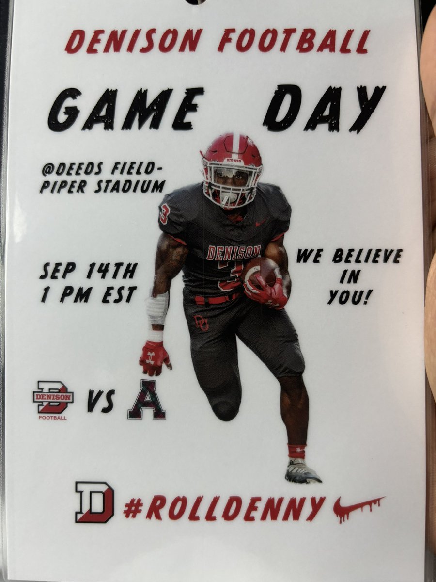 Had a great time on <a href="/DenisonU/">Denison University</a> campus! Thank you for the game day invite <a href="/coachjo51/">Jovon Johnson</a> #rolldenny 🔴⚪️<a href="/ODAfootball/">Out-of-Door Football</a> <a href="/coachHollway/">Rob Hollway</a>
