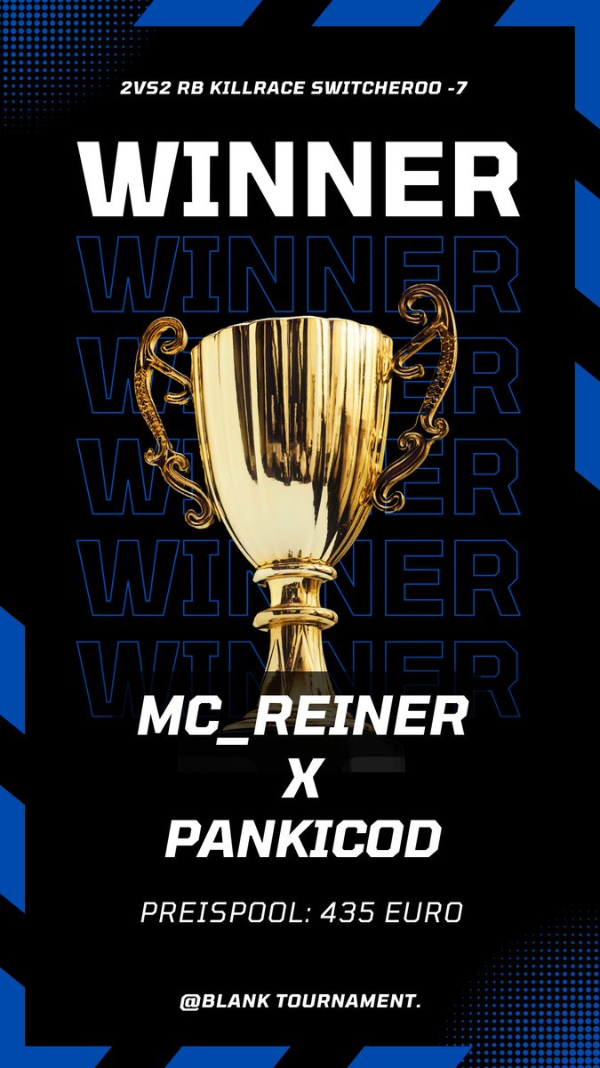 $480 <a href="/andi_maeh/">ANDIMATIONSTIER</a>  2v2 Rebirth Switcheroo #Champs
/w <a href="/MCREINER1/">MC_REINER</a> (190$ ea)
--- No map loss ---