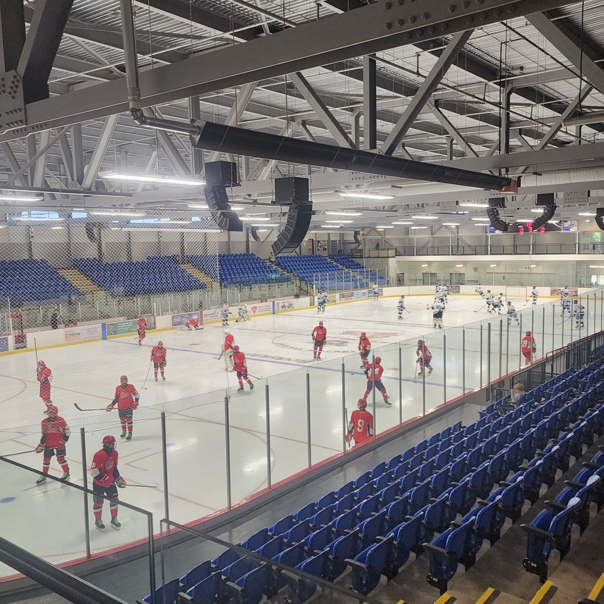 Back end of a home at home between <a href="/U18AAACAPS/">U18 Office Interiors Fredericton Caps</a> and <a href="/RNSPrepBoys/">RNS Prep Boys Hockey</a> at Willie O'ree Place in Fredericton last game of the pre-season before the <a href="/NBPEIMU18HL/">NB PEI Major U18 Hockey League</a> starts next week. Watch the game on <a href="/AOlive_ca/">AO Live</a> <a href="/atlanticpuck/">Atlantic Puck</a> <a href="/atlhockeyhub/">Atlantic Hockey Hub</a>
