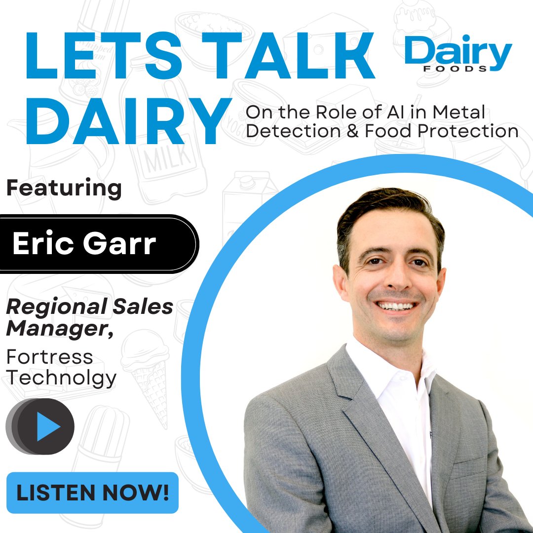 DairyFoods's tweet image. In our podcast, Eric Garr of #FortressTechnology talks about trends in the dairy industry and how AI-assisted inspection systems are helping dairy processors improve metal detection, reduce product waste, and more. #AI #inspectionequipment #dairyplants
brnw.ch/21wMGJ1