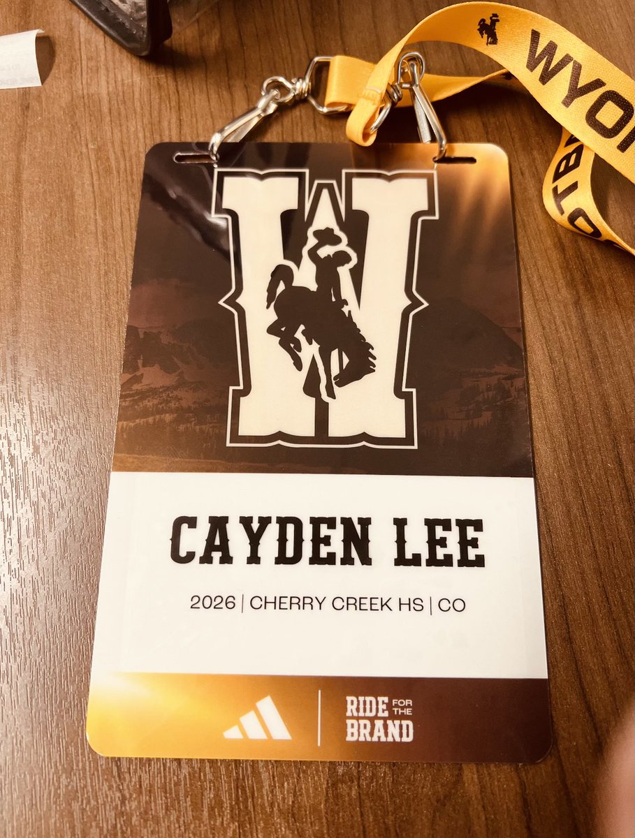 Cayden Lee (@cayden75lee) on Twitter photo Thank you <a href="/wyo_football/">Wyoming Cowboy Football</a> for the game day experience! Had a great time.
<a href="/CoachBHen/">Brian Hendricks</a> <a href="/CoachTripodi/">Coach Tripodi</a> <a href="/JayJohnsonFB/">Jay Johnson</a> <a href="/CCNextLevelFB/">Cherry Creek Next Level 🏈</a> Thank you <a href="/wyo_football/">Wyoming Cowboy Football</a> for the game day experience! Had a great time.
<a href="/CoachBHen/">Brian Hendricks</a> <a href="/CoachTripodi/">Coach Tripodi</a> <a href="/JayJohnsonFB/">Jay Johnson</a> <a href="/CCNextLevelFB/">Cherry Creek Next Level 🏈</a>