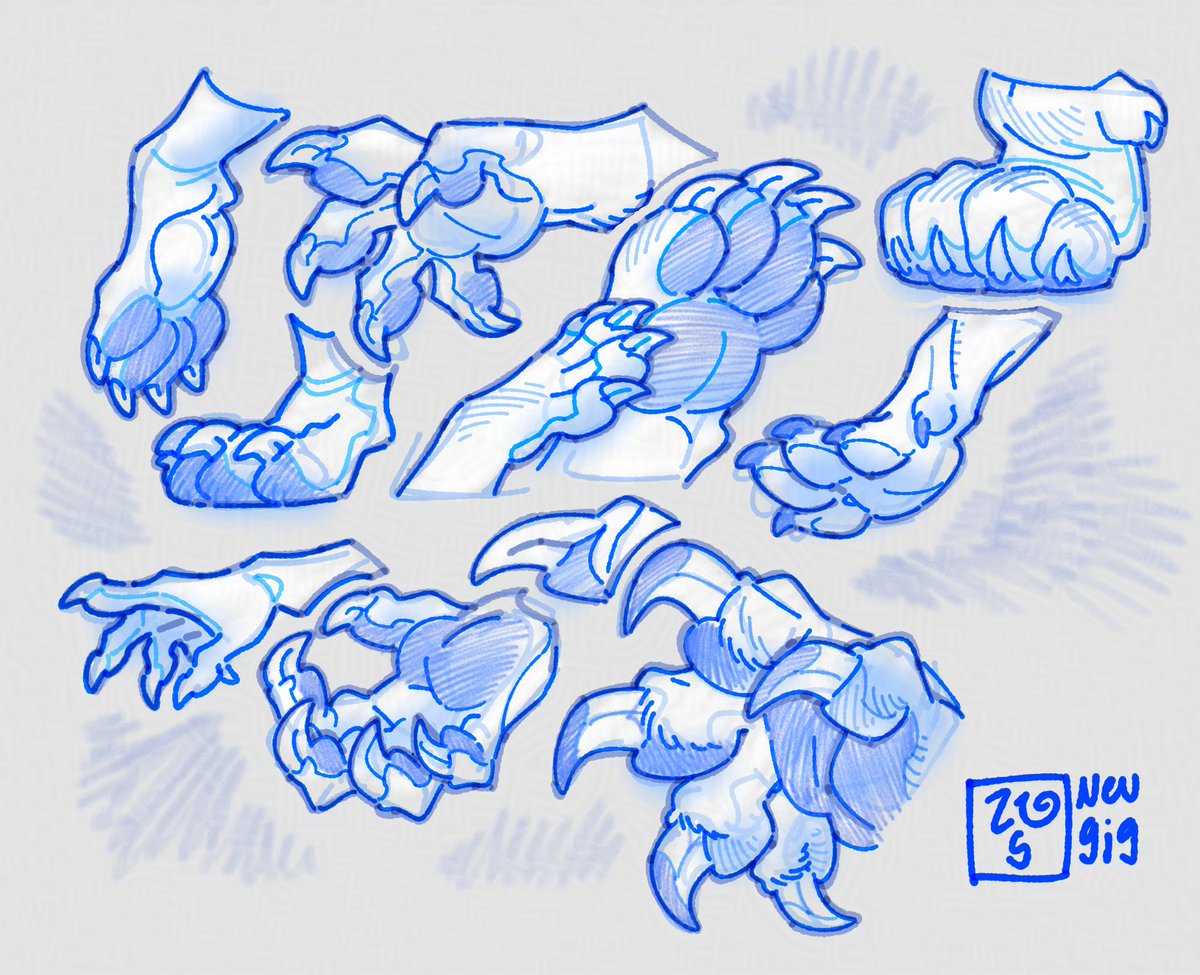 paws and claws and wings 