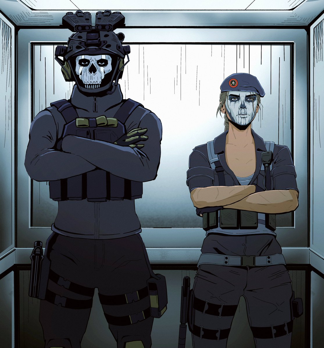 "Nice facepaint"                                                      "Nice costume"