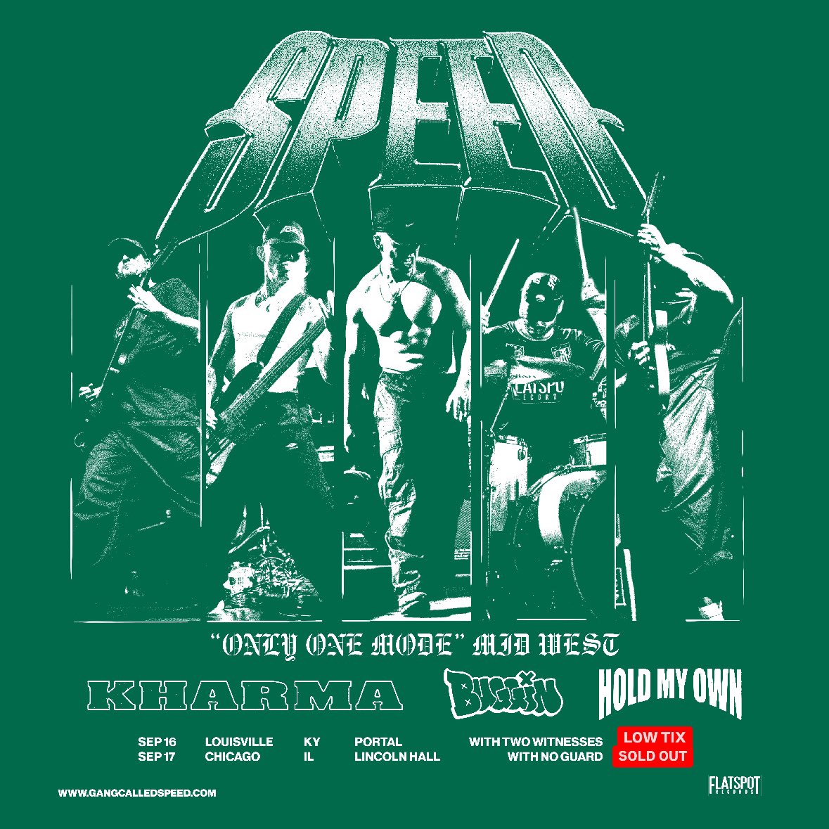 SPEED MIDWEST RUN.. OUR FIRST LOUISVILLE SHOW TOMORO.. CHICAGO NOW SOLD OUT.. SHIT HAS BEEN EPIC 🙏😀

Tickets.. wl.seetickets.us/event/Speed/60…

<a href="/holdmyownhc/">Hold My Own Hardcore</a> <a href="/kharmamwhc/">Kharma</a> <a href="/BugginHC/">BUGGIN (REDACTED)</a>