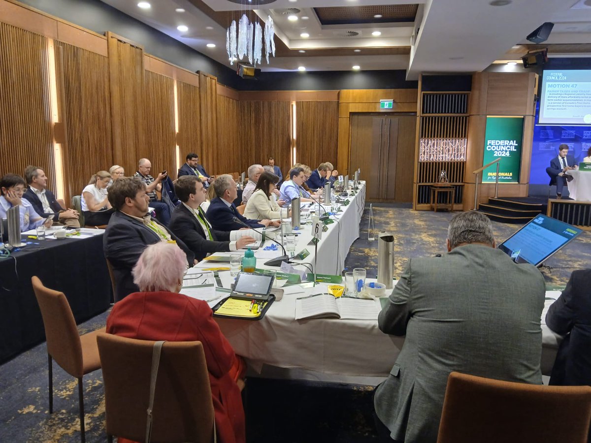 This weekend was our Federal conference in Canberra. 

Our members help develop policy as delegates to our State Conference or, a vote for our Federal conference.
If you want your voice heard, and want to make a difference sign up today 👇 
<a href="/the_nationals/">The Nationals</a>
 sanationals.org.au/membership