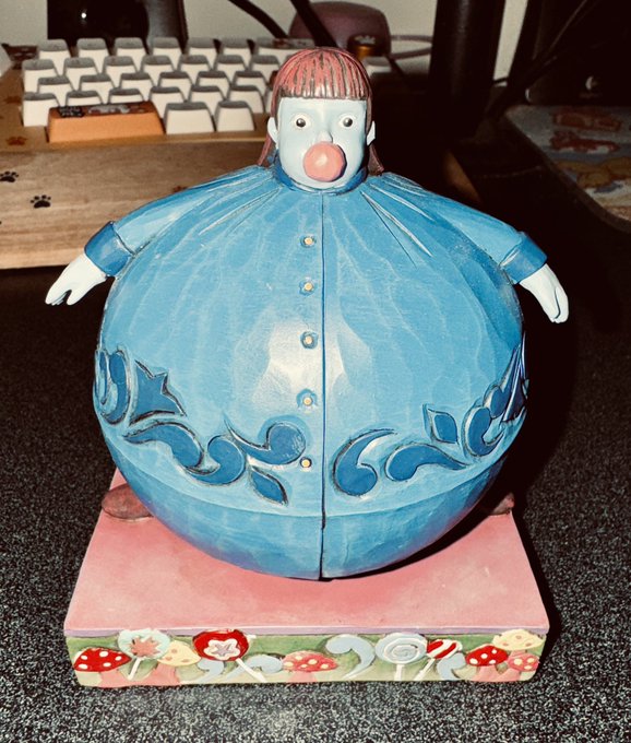 Cute Jim Shore Violet figure I got from Amazon https://t.co/hJxzPIp5rn<a href="/tag/blueberry"class="tags"><span>#blueberry</span></a><a href="/tag/bodyinflation"class="tags"><span>#bodyinflation</span></a><a href="/tag/blueberryinflation"class="tags"><span>#blueberryinflation</span></a>