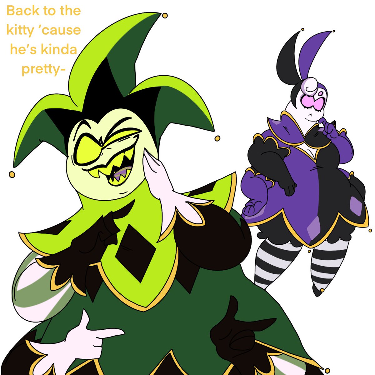 HeckJester's tweet photo. Working on a thing
#HelluvaBoss #helluvabossmammon #HelluvaBossFanart #helluvabossselfinsert #helluvabossoc #helluvabossbunny https://t.co/QVqyRAP75p