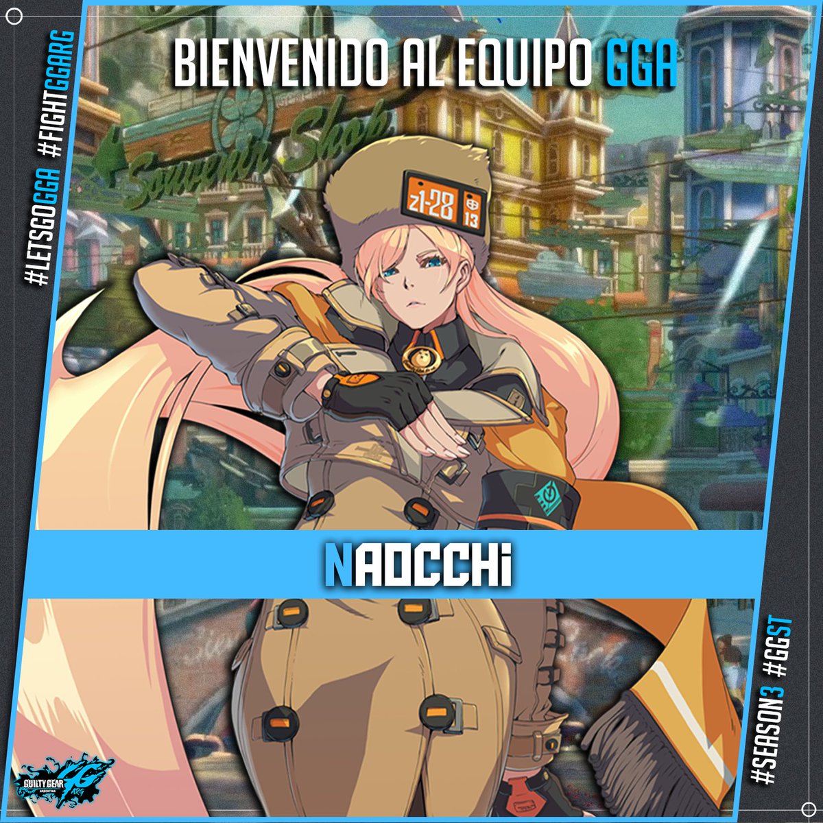 GearArgentina's tweet photo. 🔥 ¡HERE COMES DAREDEVIL! 🔥
Llega un jugador proveniente de Garou a darlo todo en esta nueva season del equipo y de GGST con esa Millia que no la frena nadie! 💪
Le damos la bienvenida al equipo GGA a @Naocchi_14! 🔥
#FIGHTGGArg #LetsGoGGA 🖤💙🤍 https://t.co/fzkcIMqEbZ