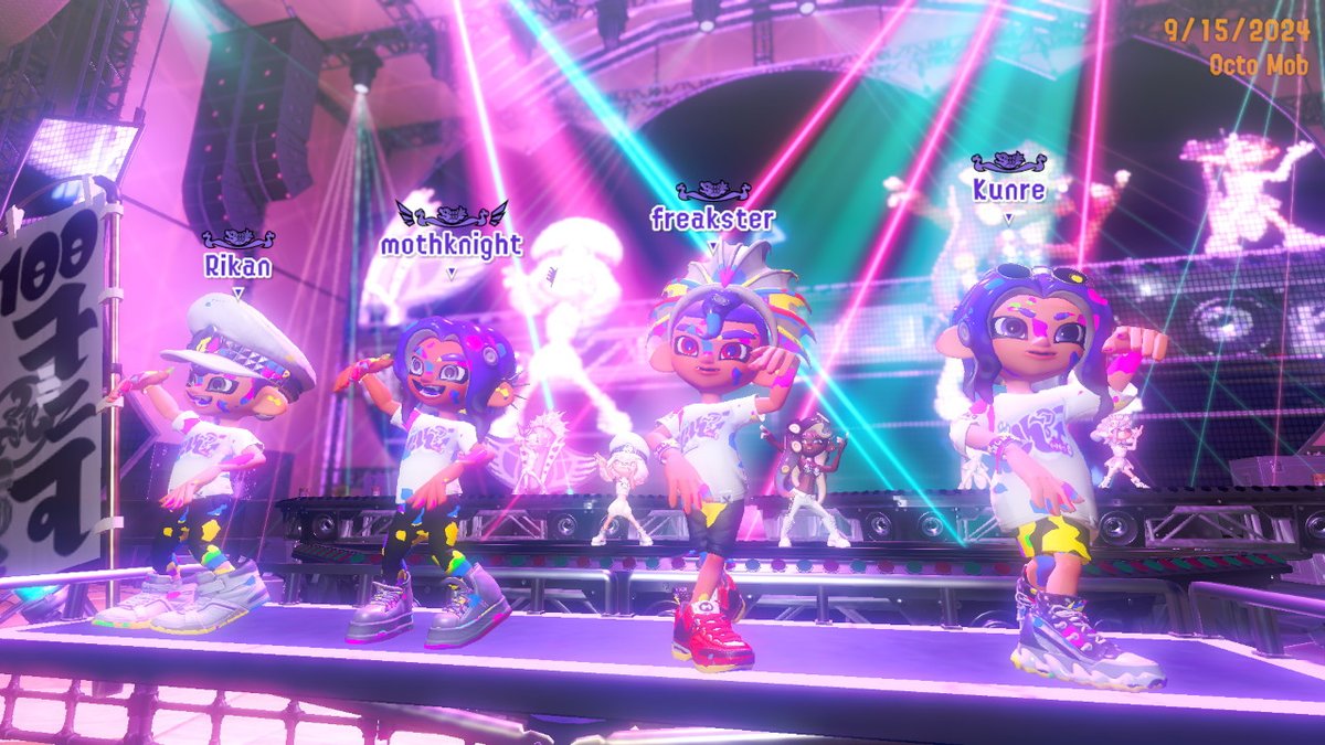 madziIodarp's tweet photo. GRAND FEST IS FINISHED!! This has been the most fun I've had in Splatoon since I started playing in 2015! Thanks to my friends and all of Team Present for playing and kicking ass! You made this such an amazing experience!! 💜
Also thanks to Pearl and Marina for my life. #YURIIII https://t.co/DaK2x1En90
