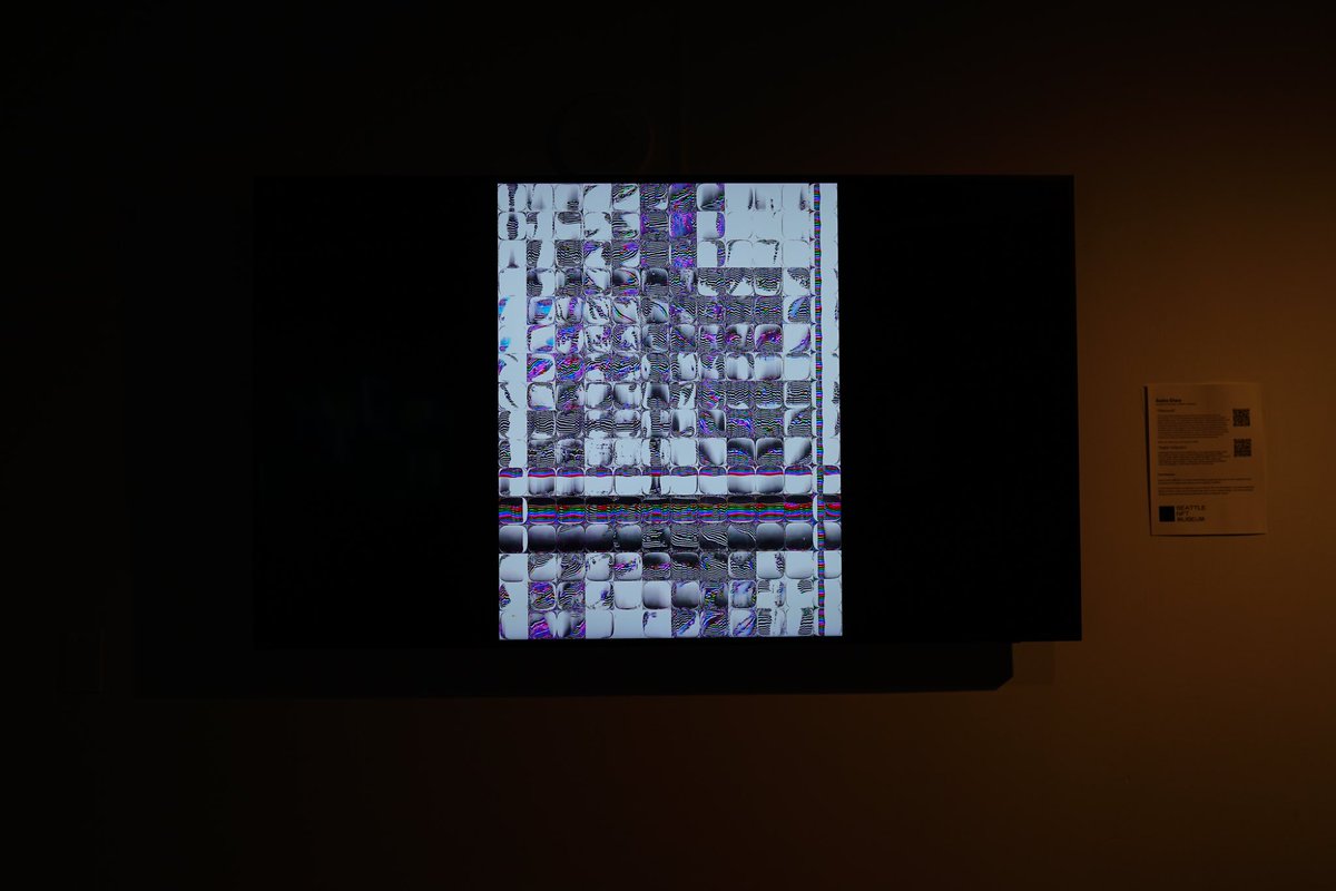 GM GN 🌞 “Text Me” exhibition at <a href="/seanftmuseum/">Seattle NFT Museum</a> ✨ Thank you so much for having me <a href="/MotifNoticer/">Motif Noticer</a> 💖🫂💖 The artwork with <a href="/djkero/">DJKERO 💽💾☠™️</a> , “Digital Calligraphy” is included in this exhibition 🙌