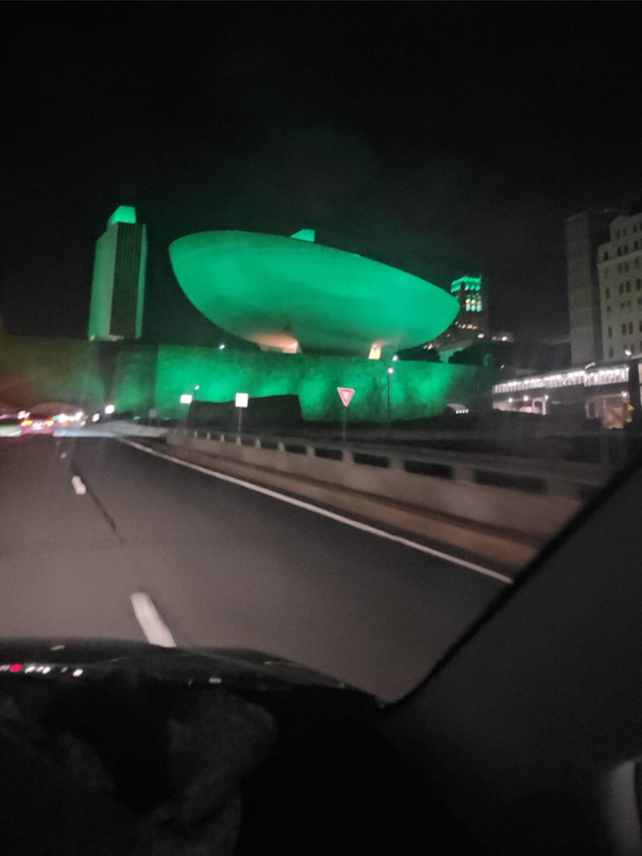 Humphrey (@omeoga_humphrey) on Twitter photo In honor of International Myotonic Dystrophy Awareness Day, important landmarks e.g., The Egg and Empire State Plaza are lighted up green in Albany <a href="/TheRNAInstitute/">The RNA Institute</a> In honor of International Myotonic Dystrophy Awareness Day, important landmarks e.g., The Egg and Empire State Plaza are lighted up green in Albany <a href="/TheRNAInstitute/">The RNA Institute</a>