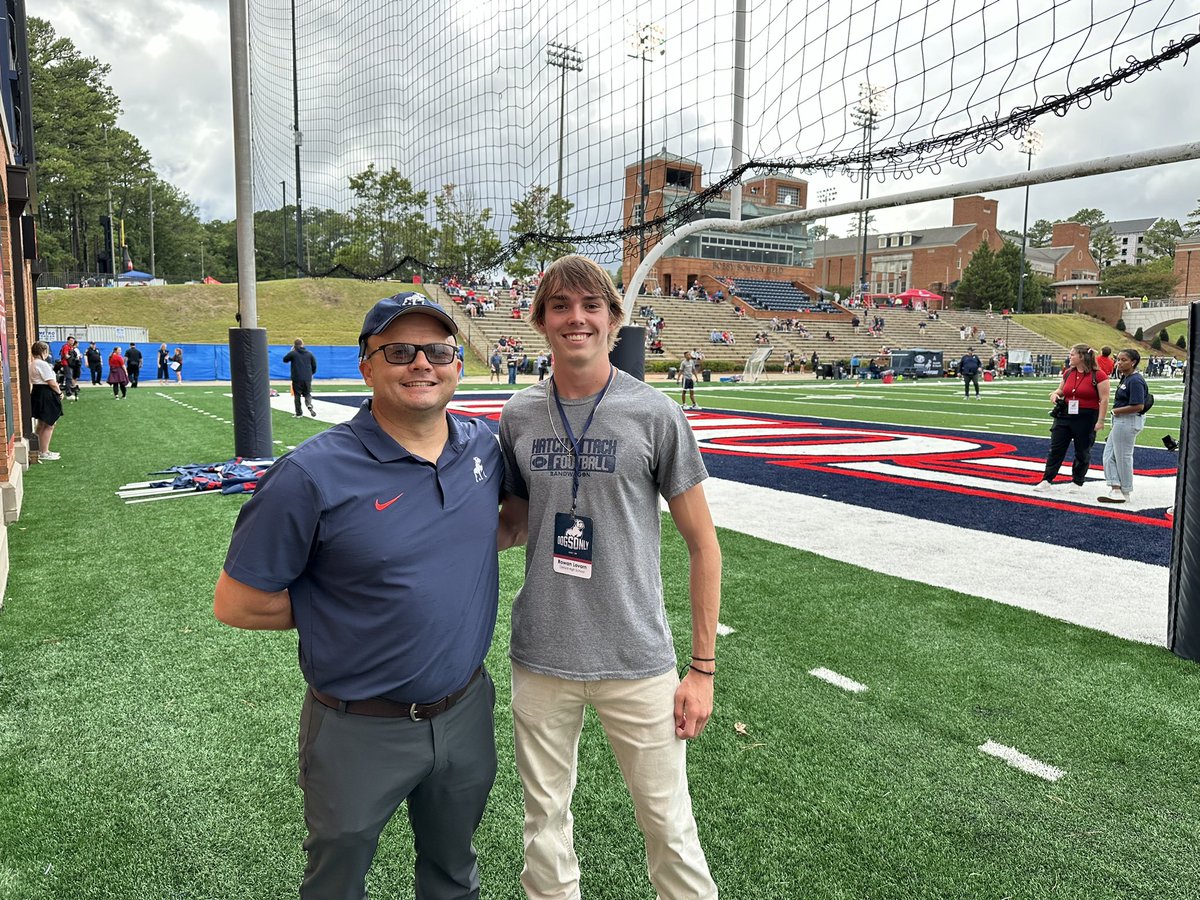 LovornRowan's tweet photo. I had a great time at the Samford vs ASU yesterday. Thank you @Coach_kwebb for having me and my family at the game.
@recruitchargers https://t.co/YYLT9BNJhV