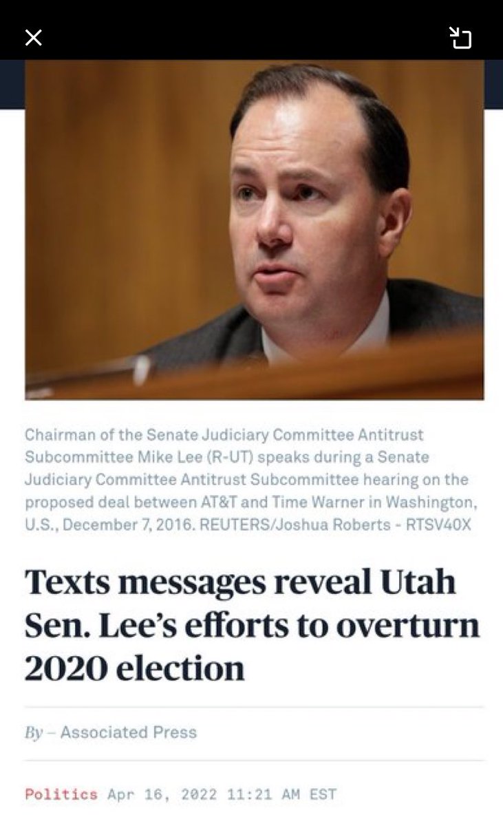 obeah323's tweet image. #MikeLee, insurrectionist fed, is telling us not to trust him — Good news, We don’t! 

@basedMikeLaw is the same person as @SenMikeLee — #MagaDerelict #magaCoup