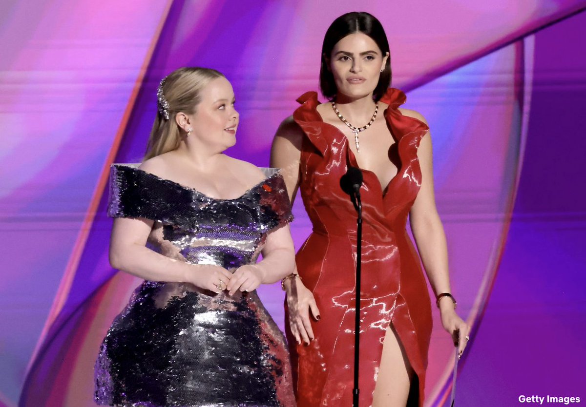 netflix's tweet photo. NICOLA COUGHLAN AND NAVA MAU ❤️ #Emmys https://t.co/15H9nMBY90