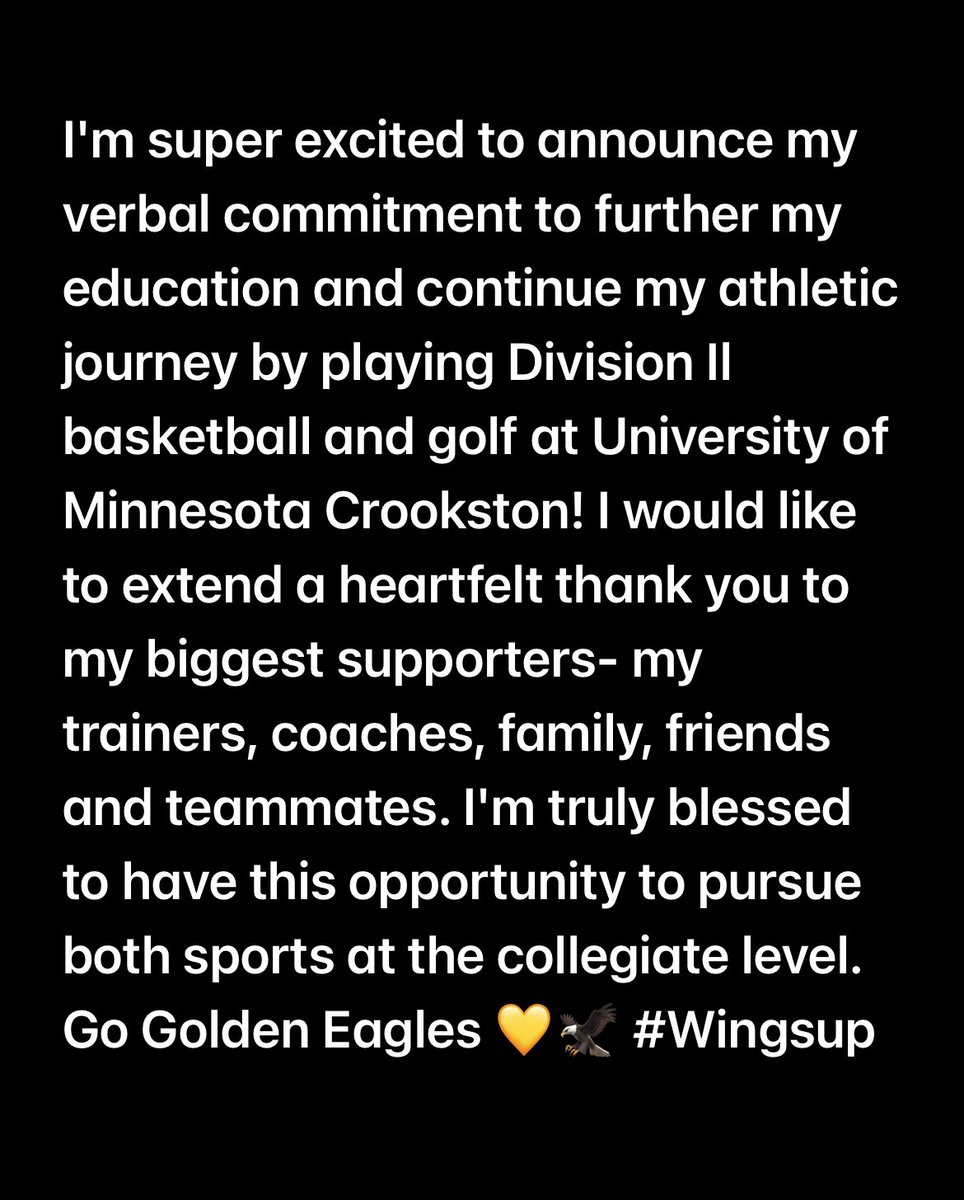 Emma Pierson (@emmapierson_05) on Twitter photo Thank you for the opportunity to play both basketball and golf‼️Go Golden Eagles 💛🦅#WingsUp <a href="/UMNCrookstonWBB/">Minnesota Crookston WBB</a> <a href="/natbasket2302/">Natalie Moynihan (Bastian)</a> <a href="/WisconsinLakers/">Wisconsin Lakers</a> <a href="/LakNationNE/">Wisconsin Lakers S40</a> <a href="/maxptraining/">Maximum Potential</a> <a href="/MMBR_CoachGBell/">Major Movez Basketball Review #MMBR</a> <a href="/rrstar_sports/">Register Star Sports</a> Thank you for the opportunity to play both basketball and golf‼️Go Golden Eagles 💛🦅#WingsUp <a href="/UMNCrookstonWBB/">Minnesota Crookston WBB</a> <a href="/natbasket2302/">Natalie Moynihan (Bastian)</a> <a href="/WisconsinLakers/">Wisconsin Lakers</a> <a href="/LakNationNE/">Wisconsin Lakers S40</a> <a href="/maxptraining/">Maximum Potential</a> <a href="/MMBR_CoachGBell/">Major Movez Basketball Review #MMBR</a> <a href="/rrstar_sports/">Register Star Sports</a>