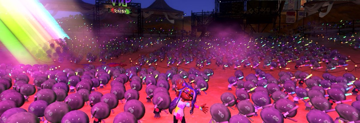 LuminousIris's tweet image. Thank you all for joining in this major splatfest! And big thank you to @Azumarhi and @SM4gamings for joining me on TEAM PRESENT! This update is phenomenal! Here are some pictures I took at the festival!