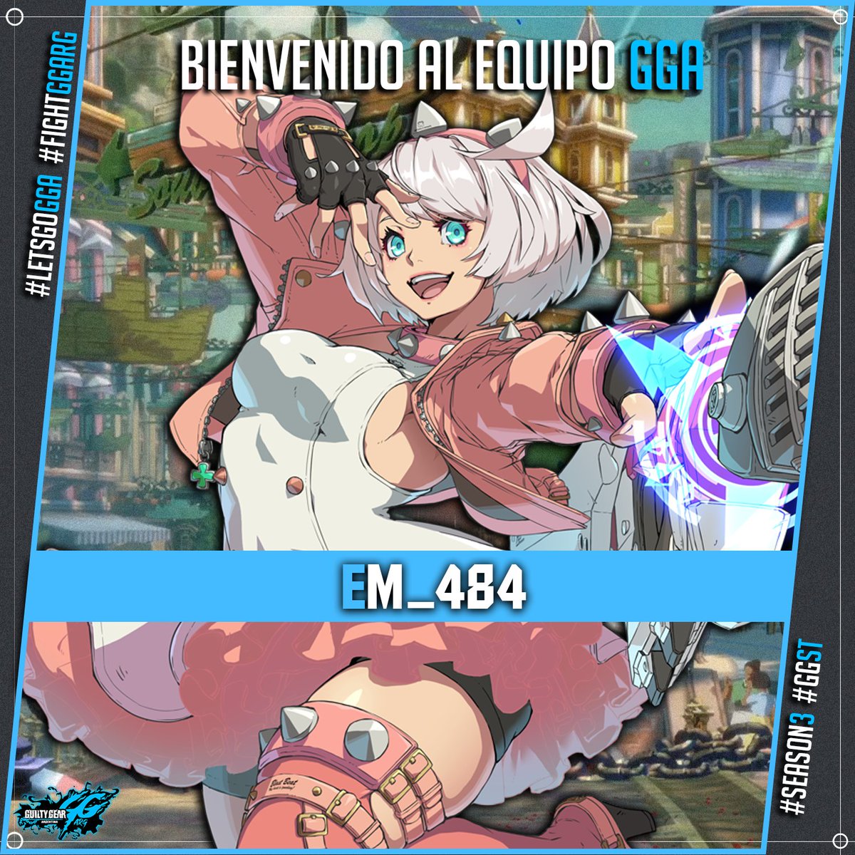 GearArgentina's tweet photo. 🔥 ¡HERE COMES DAREDEVIL! 🔥
Llega con una Elphelt Valentine listo para cantarte Extras mientras te hace los mixups mas locos que habrás visto en toda la Season 🎵🐰
Le damos la bienvenida al equipo GGA a @Em_484z! 🎙️
#FIGHTGGArg #LetsGoGGA 🖤💙🤍 https://t.co/aoORGIQE09