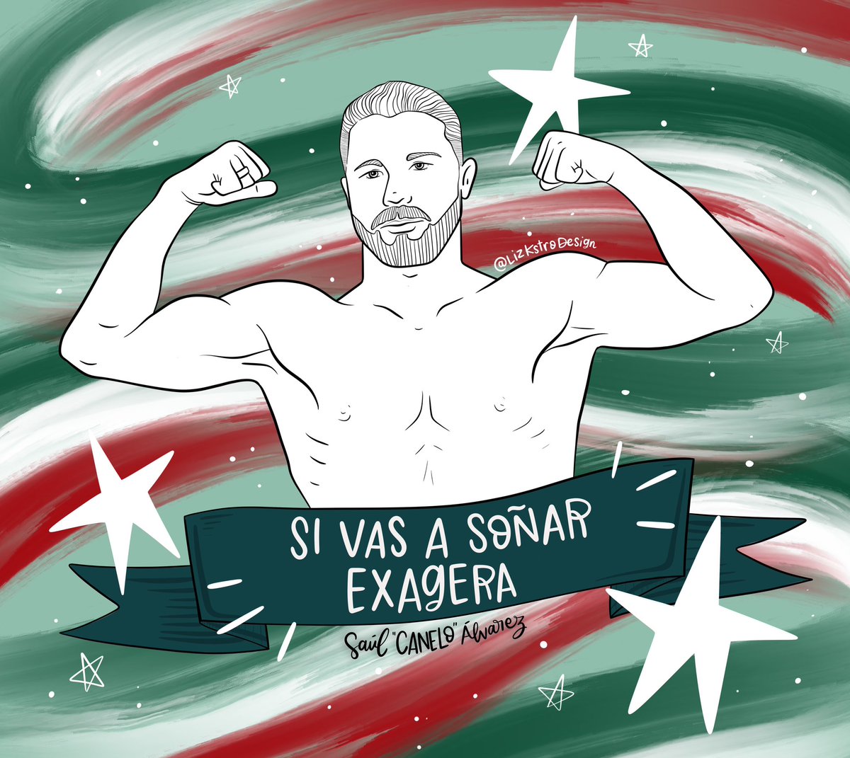 LizKstroDesign's tweet image. Honor a quien honor merece, es para mi un ejemplo de perseverancia, constancia y éxito.
Gracias @Canelo por ser un mexicano chingón! 🫶🏼🥊🏆🎖️🥇