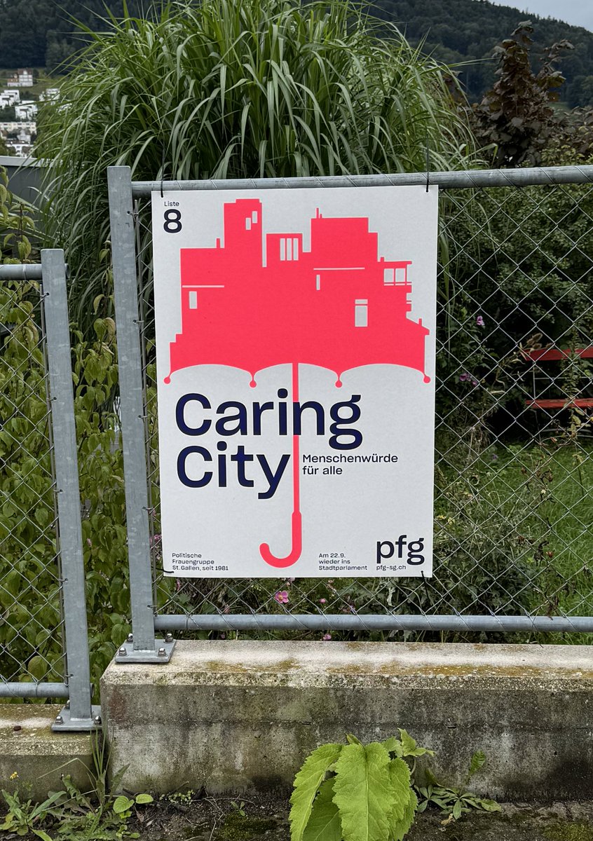 Schönstes Wahlplakat 2024. Mit Abstand. Politische Frauengruppe St.Gallen <a href="/wahl_beobachter/">Martin Fuchs 🦊</a>