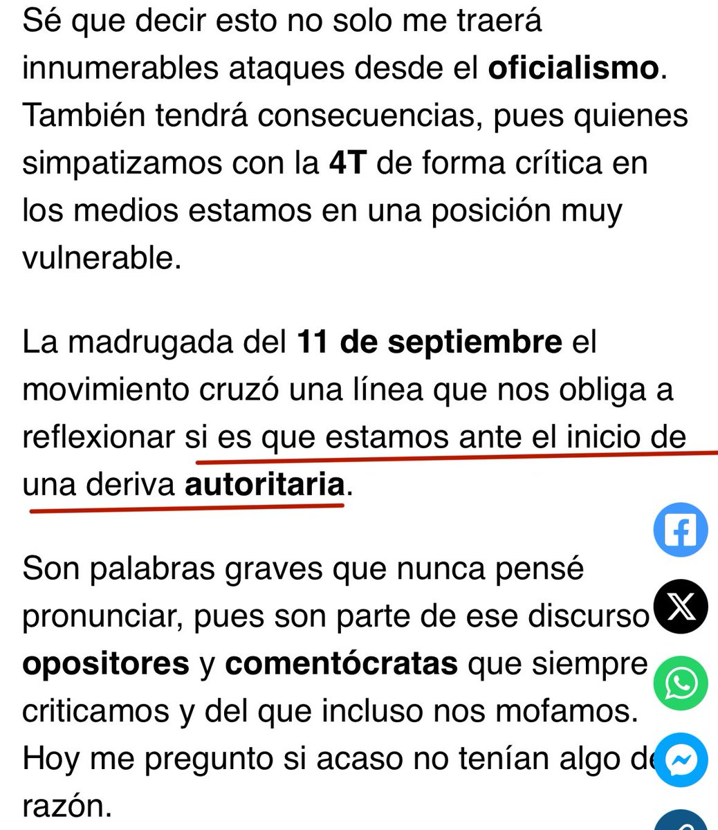 No, no estamos “ante el inicio de una deriva autoritaria”. El autoritarismo empezó con el manotazo en la mesa para cancelar, por capricho, desoyendo todo consejo y a un costo altísimo, el aeropuerto de Texcoco, para decir aquí mis chicharrones truenan. Ninguna deriva: ahí empezó.