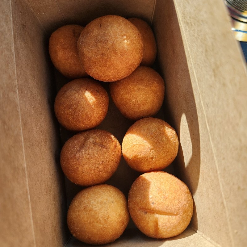 Apparently 10 tim bits of different sizes constitutes an assortment at my local Tim Hortons