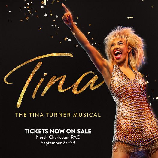 1073Magic's tweet image. TINA–The Tina Turner Musical coming to the North Charleston Performing Arts Center on September 27-29 and tickets are ON SALE NOW! ✨ ➡ bit.ly/3LTl6gQ-TINA