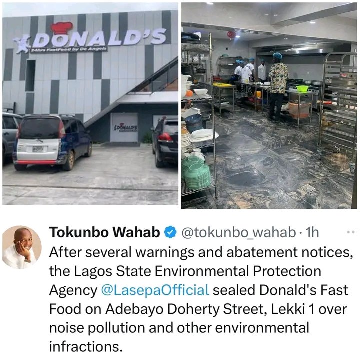 BoxNaijaTv's tweet photo. Lagos state govt seal up Cubana Chiefpriest’s eatery over noise pollution and environmental infractions

Tags: Dangote Refinery NNPCL Nigerians  #RevolutionNow Malta Asari Port Harcourt Naira https://t.co/uflXQpkPXI