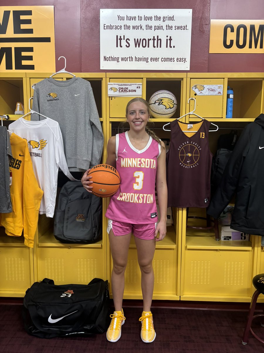 After a great visit with the University of Minnesota Crookston, I’m excited to announce I have received an offer to continue my basketball career at the next level. Thank you <a href="/natbasket2302/">Natalie Moynihan (Bastian)</a> and staff for this opportunity!
