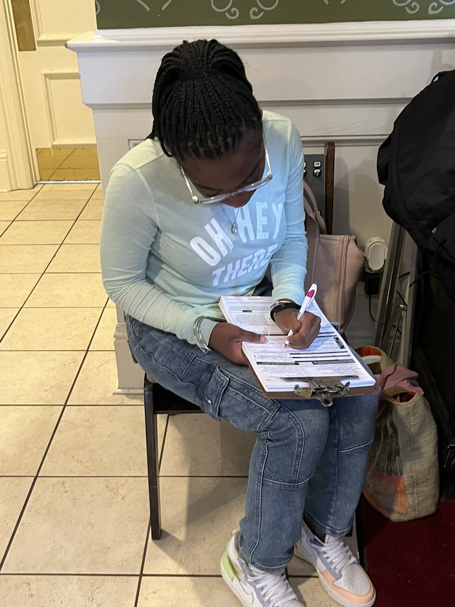 📢 Day 1 of MGM Unite Citywide Voter Registration Day at First Baptist Church, Greater Washington Park was a HUGE success! 📢 Check your voter registration status today! Go to myinfo.alabamavotes.gov/voterview to verify you're active and ready for the next election.