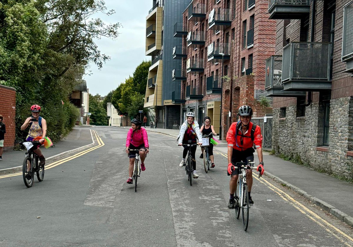 FloraMJoseph's tweet photo. Ride for Rare: Cardiff to Bristol
super proud of myself and the team as this was epic! 97km cycled! https://t.co/uxgv5u2oUV if you can sponsor I would be extremely grateful! All money going to fab charities @SWAN_UK and @Unique_charity. Thank you! https://t.co/BD3OQavjCE