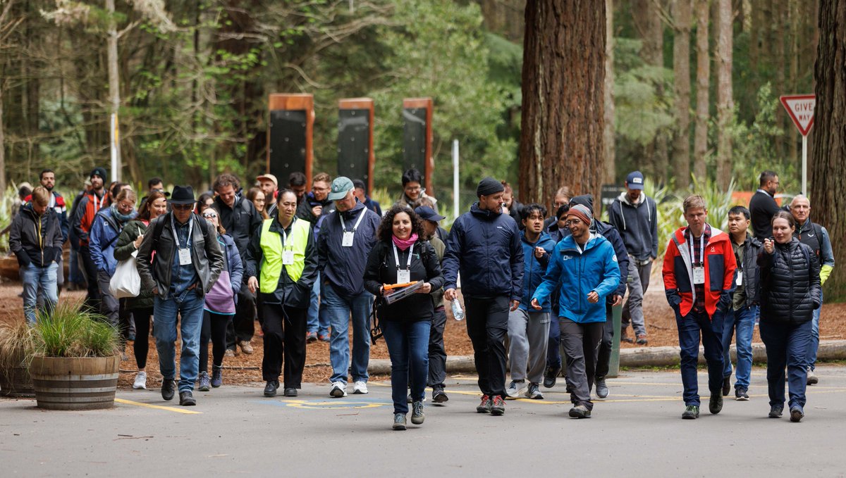 140 #ForestSAT2024 delegates joined us on a post-#conference field trip on Friday.
Here they are at Whakarewarewa Forest checking out the Interpine Innovation Hovermap. What an incredible way to round out the week.
#fieldtrip #LiDAR