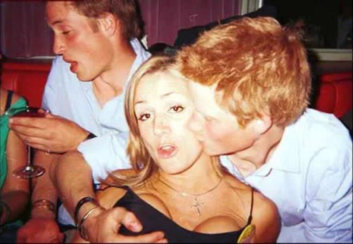 2wisewolves's tweet image. Lmfao at all the IAN hypocrites using the heavily photoshopped photos to pretend they care about this abusive lying dimwitted drug addict ffs not a one of them will care after a divorce from the &quot;let&quot; narcissit #PrinceHarryturns40 a shame he is also abused by #DuchAssDifficult
