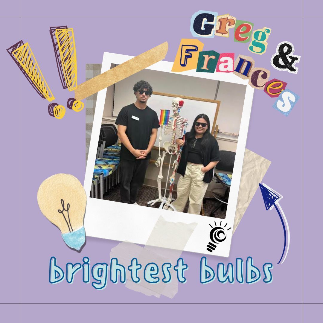 Clovis_TC's tweet image. This month, we have 2 new Brightest Bulbs! We are so grateful to have both Greg and Frances on our team.

#brightestbulb #clovistutorialcenter