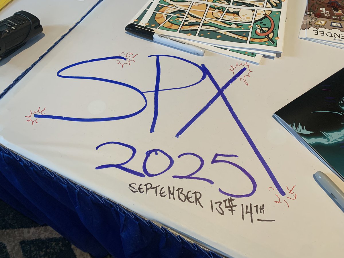 SPXcomics's tweet image. And with that, SPX 2024 has come to an end.

We truly couldn’t do this with our awesome Attendees, Volunteers, Exhibitors and Staff.

It’s cliché but you really and truly are our reason why.

See you next year, September 13th and 14th, 2025!