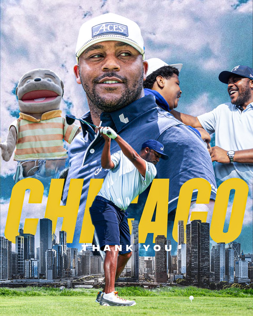 Finished my rounds in Chicago at -3 overall(T-13). Huge shoutout to all the fans who came out—y’all brought the energy! On to the next one!