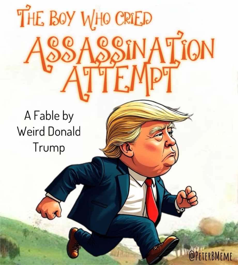 #TheBoyWhoCriedAssassinationAttempt #WeirdDonald #StagedAssassinationAttempt again