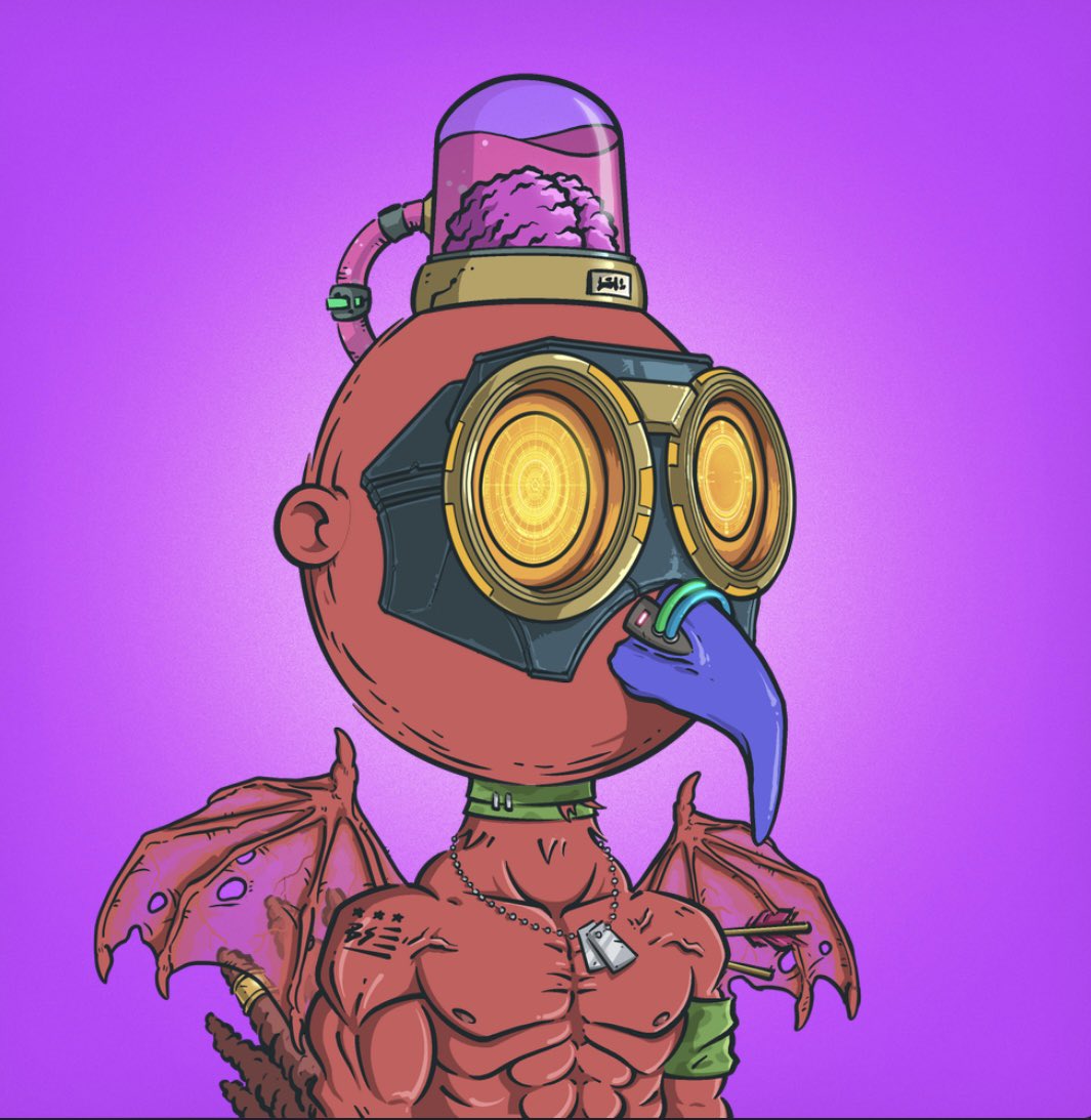 Bought my BUFF a while back because I loved the BUFF body with BUFF tail and MS head. Never liked the eyes nor back. 

Love that I was able to craft these amazing traits and make him so much cooler! 

Ears next?!