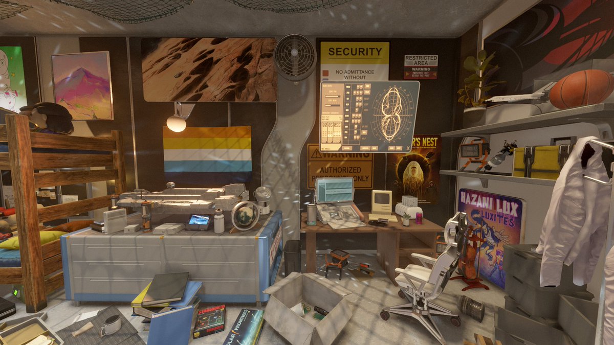Zan_Red's tweet photo. ✨ Room Kid Stuff Nasapunk 💥
#Starfield #Nasapunk https://t.co/J299qbRjAz