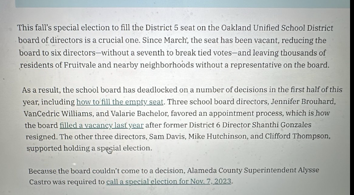 postmistressG's tweet photo. @samdavis510 ah ok I remembered wrong but was able to figure it out.  so it was a 3-3 deadlock where you were one of the 3 supporting the special election, instead of appointment, but because there was no majority, the county had to make the decision to call the election https://t.co/LwPH0R7c2c