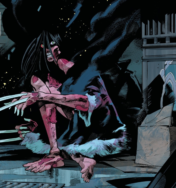 Don't mind her - she's just - regenerating right now. She just doesn't like people Watching while she does so.