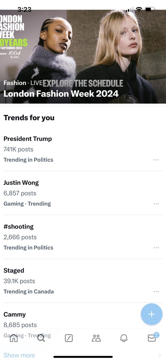 NoobieSnake's tweet photo. @JWonggg Bro, you’re trending on my main page for me just under President Trump and above #shooting, lol. https://t.co/9Dh3ZTCfOr