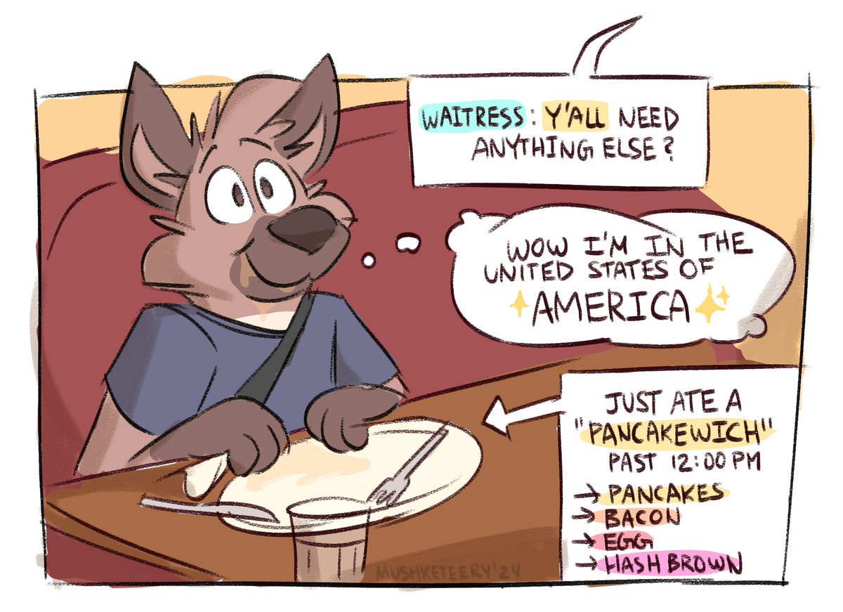 I think a lot about the first day I had visiting the US a few months ago...